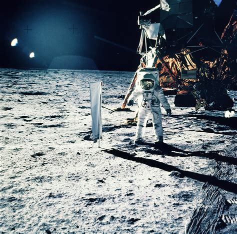 Moon landing footage. From 1969 to 1972, there were six manned landings on the moon. Apollos 11, 12, 14, 15, 16 and 17 all landed safely on the moon’s surface and returned to Earth, allowing 12 astronau... 