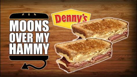 Moon over my hammy. Have you tried the best breakfast sandwich from America&#39;s favorite diner? Denny&#39;s Moons Over My Hammy is simply delicious, and now you can make it for yourself! Ham, sourdough bread, scrambled eggs, American and Swiss cheese: all these classic ingredients are combined in the best way to make Denny&#39;s iconic sandwich. … 