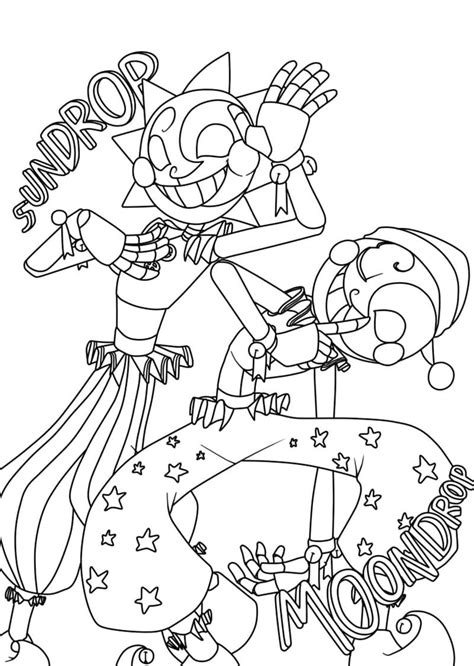 Moondrop Coloring Page