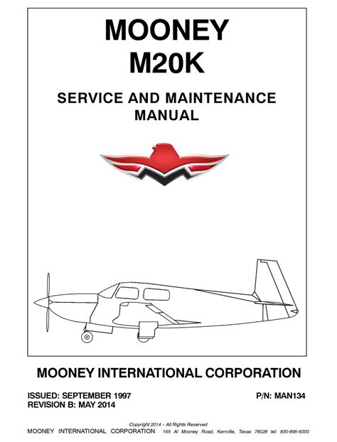 Mooney m20k service workshop manual parts manuals. - Manuali di officina fuoribordo yamaha gratuiti.