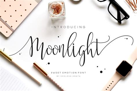 Moonlight Script Font All Free Fonts