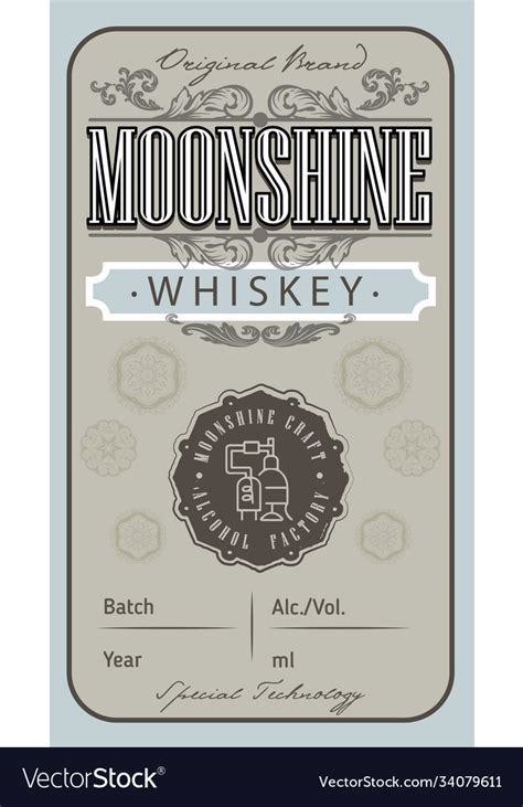 Moonshine Label High Res Stock Images Shutterstock