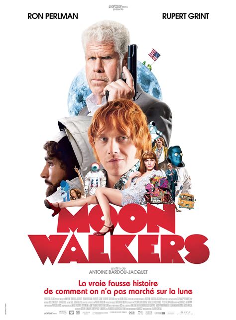 Jan 15, 2016 · Moonwalkers. R, 1 hr 47 min. After failing to locate the legendary Stanley Kubrick, an unstable CIA agent (Ron Perlman) must instead team up with a seedy rock band manager (Rupert Grint) to develop the biggest con of all time—staging the moon landing. GENRE: Action/Adventure, Comedy. RELEASE DATE: Friday, Jan 15, 2016. 