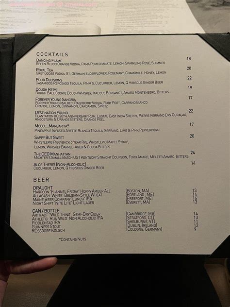 The Boston restaurant prides itself on offering a wine list of more than 325 labels, ranging from local treats (Rhode Island’s White Lotus Gewürztraminer) that could accompany your Cornish game hen to exquisite imports (Tuscany’s Sassicaia) to perfectly pair with your rib eye. Customer service knows no limits at Mooo.. 