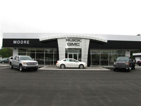 Moore Buick GMC. 4.8 (2,614 reviews) 2445 N Marine Blvd Jacksonville, NC 28546. Visit Moore Buick GMC. Sales hours: 9:00am to 8:00pm. Service hours: 7:00am to 6:00pm. View all hours. 