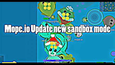 Mope io sandbox io.  Increased networked angle precision (from ~1. io update remix ...
