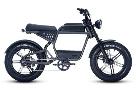 Moped style ebike. From NIU to Supersoco, electric mopeds are gaining in popularity over their petrol counterparts. Ideal for delivery companies, food outlets and commuters. Choose from road and street legal electric scooters that are equivalent to 50cc and 125cc petrol achieve speeds of 28mph+, all with removable batteries. 