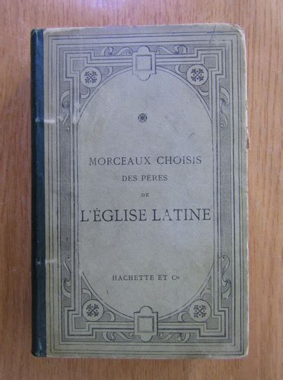 Morceaux choisis des pères de l'eglise latine. - Bible study guide for the patriarchs.