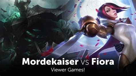 Mordekaiser vs. Fiora - Matchup Statistics - Patch 14.4. Collapse. Mordekaiser vs Fiora Top. P. Q. W. E. R. Based on the analysis of 2 599 matches in eloName in Patch patch, …. 