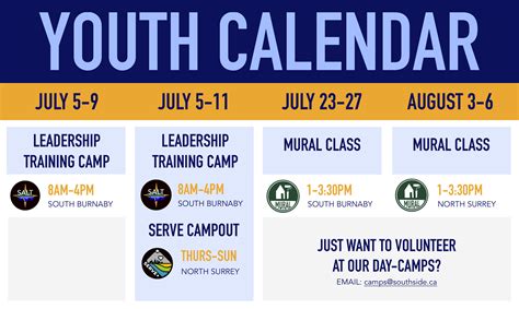 More Camp Information – Southside Community Church