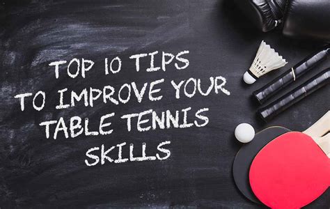 More Table Tennis Tips
