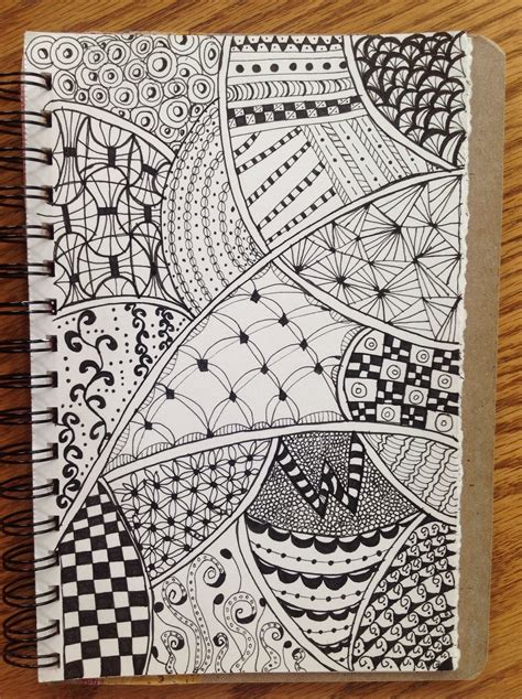 More practice with zentangles! Zentangle patterns, Zentangle art