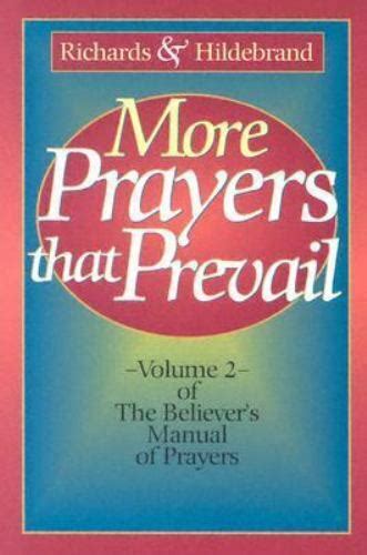More prayers that prevail believers manual of prayers. - Dynamics 7th edition meriam kraige instructor manual free.