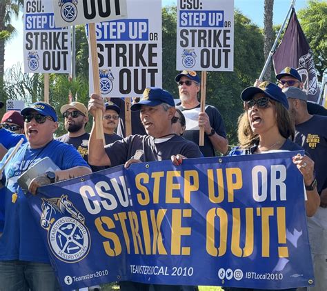 More than 1,000 California State University workers are on a one-day strike