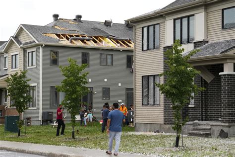 More than 100 homes damaged when tornado hits suburb of Canada’s capital