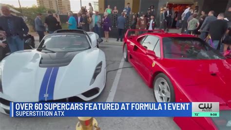 More than 60 supercars featured at F1 event