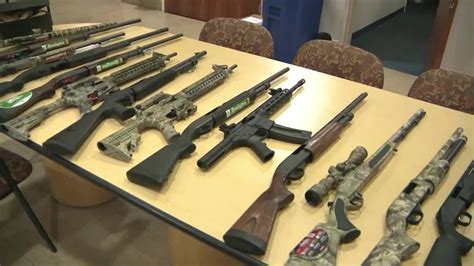 More than a dozen guns stolen out of parked truck
