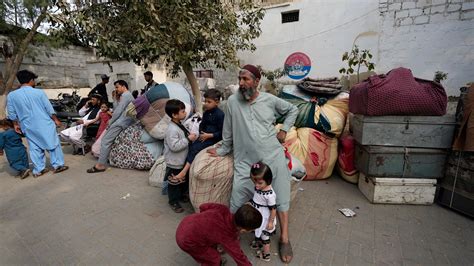 More than a million Afghans will go back after Pakistan begins expelling foreigners without papers