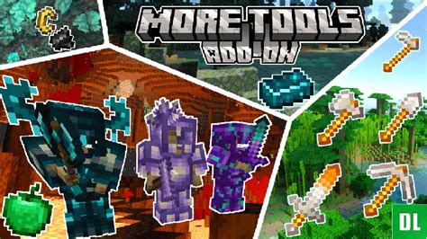 More tools addon.  Fully survival compatible! Vanilla Style 800+ new Tools &...