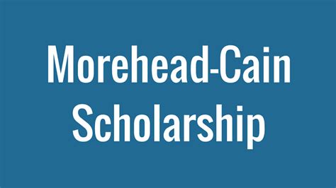 morehead-cain is a program that offers a full ride to unc and a whole host of other opportunities. it's not just a full ride—it's a one-stop shop to build one of the best …