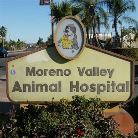 Veterinarians. Though the Moreno Valley Animal Clinic is temporarily closed, the city of Moreno Valley is home to several veterinarians. Learn more about each local veterinary provider: Alessandro Animal Hospital. Moreno Valley Animal Hospital. Sunnymead Animal Hospital.. 