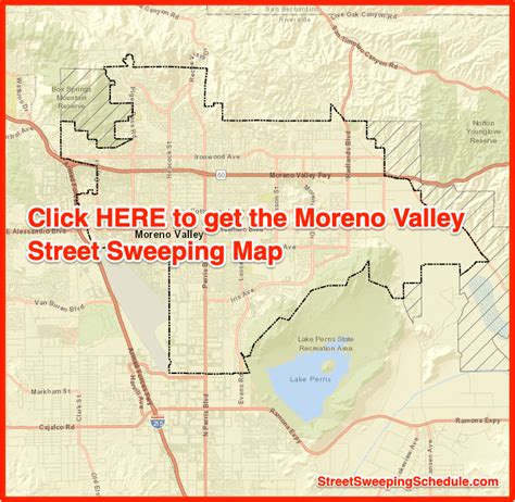 Moreno valley street sweeping. Street Maintenance. Moreno Valley streets are maintained by the Street Maintenance Program. The Street Maintenance Program maintains over 1,000 lane miles of street. Maintenance Services include weed/litter abatement, pothole repair, crack sealing, minor street reconstruction, shoulder repair/ grading, and illegal dumping. 