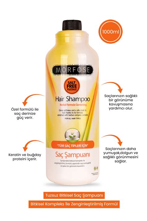 Morfose Bitkisel Tuzsuz Şampuan.