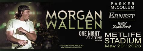 Morgan wallen metlife. NASHVILLE, TENN. – Morgan Wallen’s One Night At A Time 2024 tour, awarded Pollstar and Billboard ‘s 2023 Country Tour of the Year with over 2.4 million … 
