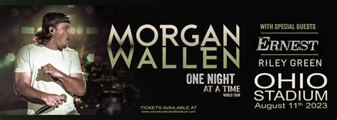 Morgan wallen tickets columbus ohio. Win tickets to see Brit Floyd from The Skybox with Alan Cox; Win tickets to see Aerosmith at Rocket Mortgage Fieldhouse; ... Advertise on 100.7 WMMS; 1-844-AD-HELP-5 Concerts Morgan Wallen at Ohio Stadium Ohio Stadium . Sat, Aug 12, 2023 @ 07:00 PM EDT. Morgan Wallen brings his One Night at a Time World Tour to Ohio … 