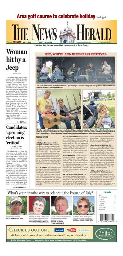 Morganton nc newspaper. North Carolina Elections; ... Morganton dad charged with DUI, child abuse after wreck Burke ... Local News / 4 weeks ago. 