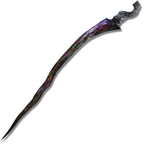 Morgotts curved sword. Morgott's Cursed Sword. Morgott's Cursed Sword has received a significant buff in patch 1.09, making it a much better weapon overall. It is due to two main aspects of the buff. Firstly, the Cursed-Blood slice now has an increased projectile generation speed and recovery time, which is a major improvement. 