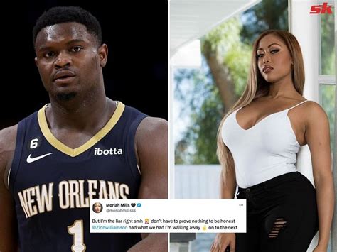 Moriah miller zion williamson. Jun 7, 2023 · Zion’s Alleged Lover, Adult Film Star, Moriah Mills Calls Out Pregnancy On Twitter. Ahkeema, the soon-to-be mother of Williamson’s daughter, entered the public eye following a gender reveal ... 