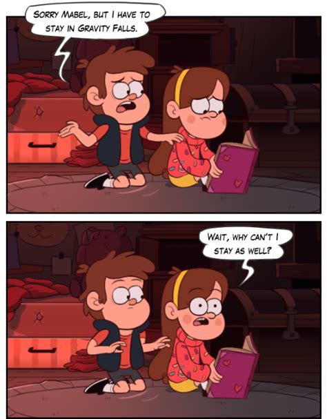 Moringmark gravity falls comics. Each chapter will be updated at the same time. Long Road Home: Stanley receives Ford’s postcard right before he was about to make a terrible decision. The journey to Gravity Falls also leaves him sick and exhausted. When Ford sees the state he’s in, the plan gets put on hold. Long Road to Nowhere: When Stanley dies in a motel room, Ford is ... 