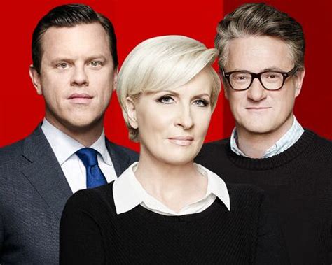Jan 24, 2024 · Season 2024. Ep 18. Wed, January 24, 2024. January 24, 2024. On Morning Joe, the hosts Joe Scarborough, Mika Brzezinski, and Willie Geist engage in dynamic discussion about political news and issues important to all Americans. Morning Joe attracts a variety of guests, including top newsmakers, politicians and cultural influencers. . 