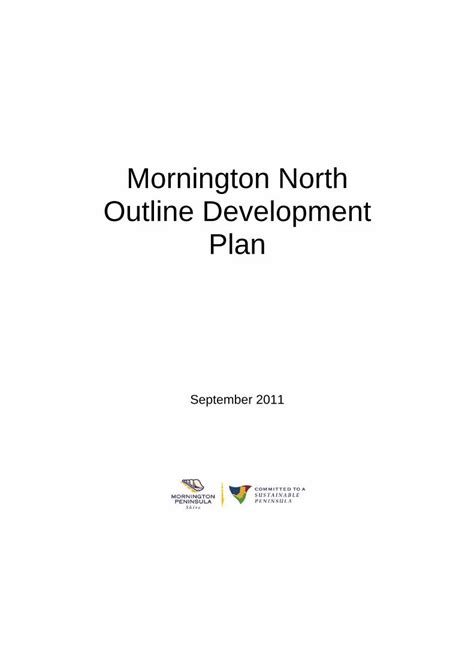 Mornington North Outline Development Plan - Shire of …