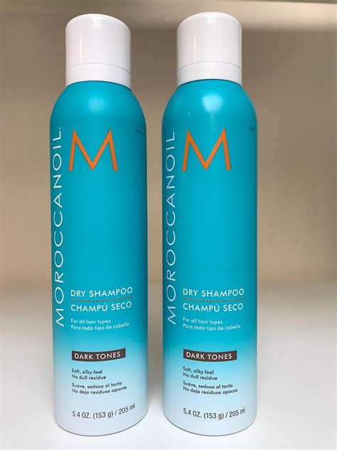 Moroccan oil shampoo. Your hair color is personal, so your dry shampoo should be too. Introducing our first-ever dry shampoo in two formulas, for Dark Hair Tones and for Light Hair Tones. Moroccanoil Dry Shampoo Dark Tones contains ultra-fine, oil-absorbing rice starch that removes buildup and odor, leaving hair instantly clean and refreshe 