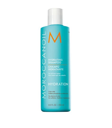 Moroccanoil hydrating shampoo. Moroccanoil- Repair Shampoo This gave my hair amazing hydrating relief. I have dry thin, damaged ends, so this product was greatly needed. I left the shampoo in for 5 minutes then rinsed it out. My hair was more soft and the ends looked much healthier afterwards. 