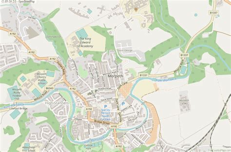 Morpeth Map Great Britain Latitude & Longitude: Free England …