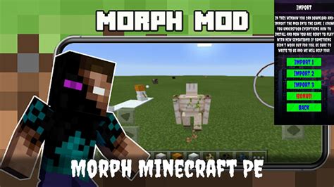 Morph Mod for Minecraft PE APK Download for Android 