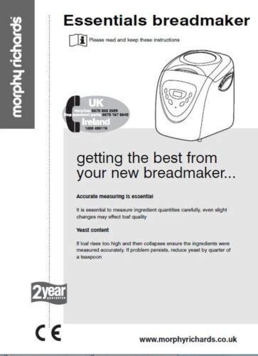 Morphy richards breadmaker 48286 instruction manual. - The black belt memory jogger a pocket guide for six.