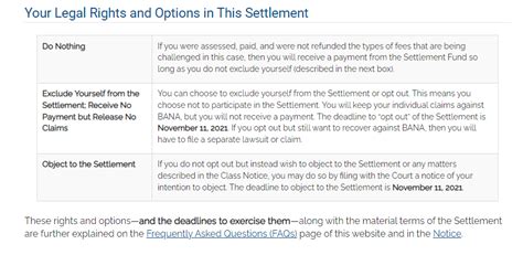 Morris v. Bank of America Settlement - Frequently Asked Questions