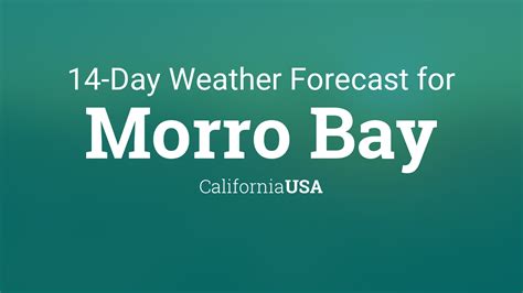 Morro bay marine forecast. 