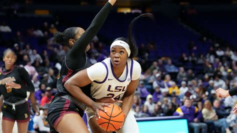 Morrow’s 27 points, 10 rebounds lead No. 7 LSU women over UL-Lafayette 83-53