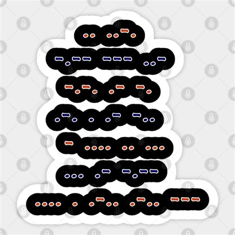 Morse code if you can read this say hello Morse Code Sticker