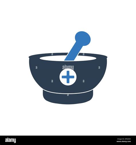 Mortar and Pestle Icon. Editable Vector EPS Symbol Illustration.