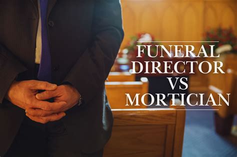 Mortician vs funeral director.  Learn more about Undertaker, Embalmer, Mort...