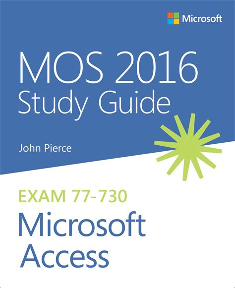 Full Download Mos 2016 Study Guide For Microsoft Access By John Pierce
