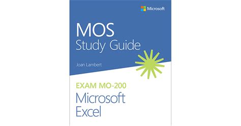Read Mos Study Guide For Microsoft Excel Exam Mo200 By Joan Lambert