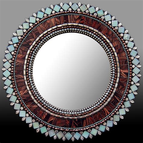 Mosaic Circle Mirror
