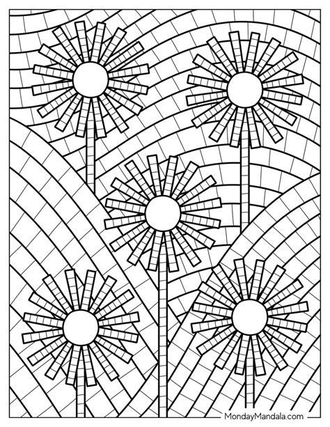 Mosaic Coloring Pages